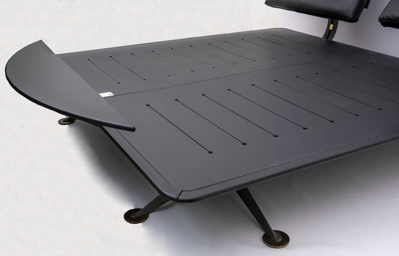 Paolo Piva Double Bed King-Size Brass and Steel "Adia" by B&B, 1980s