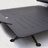 Paolo Piva Double Bed King-Size Brass and Steel "Adia" by B&B, 1980s