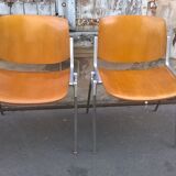 Paire de chaises Giancarlo Piretti 1970