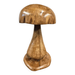 lampe de table en chêne - forme