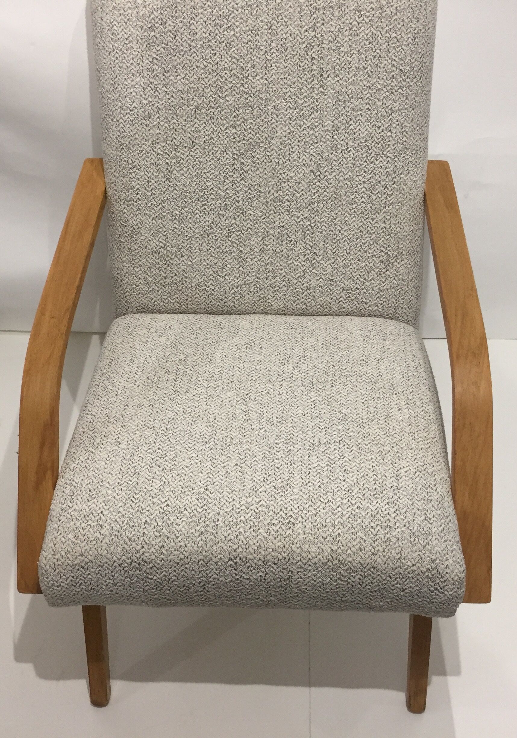 60s armchair reupholstered