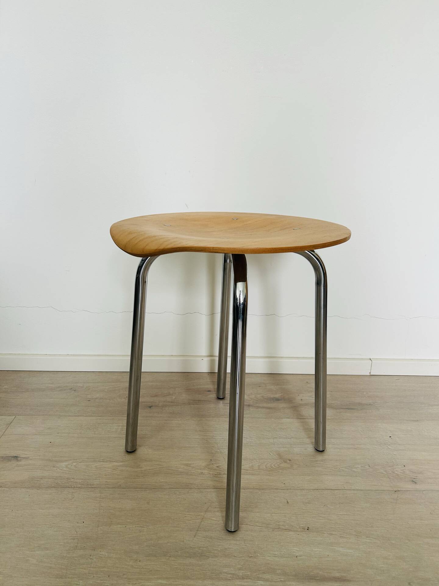 Vintage Wooden Ottoman by Kovona, Czechoslovakia 1970’s