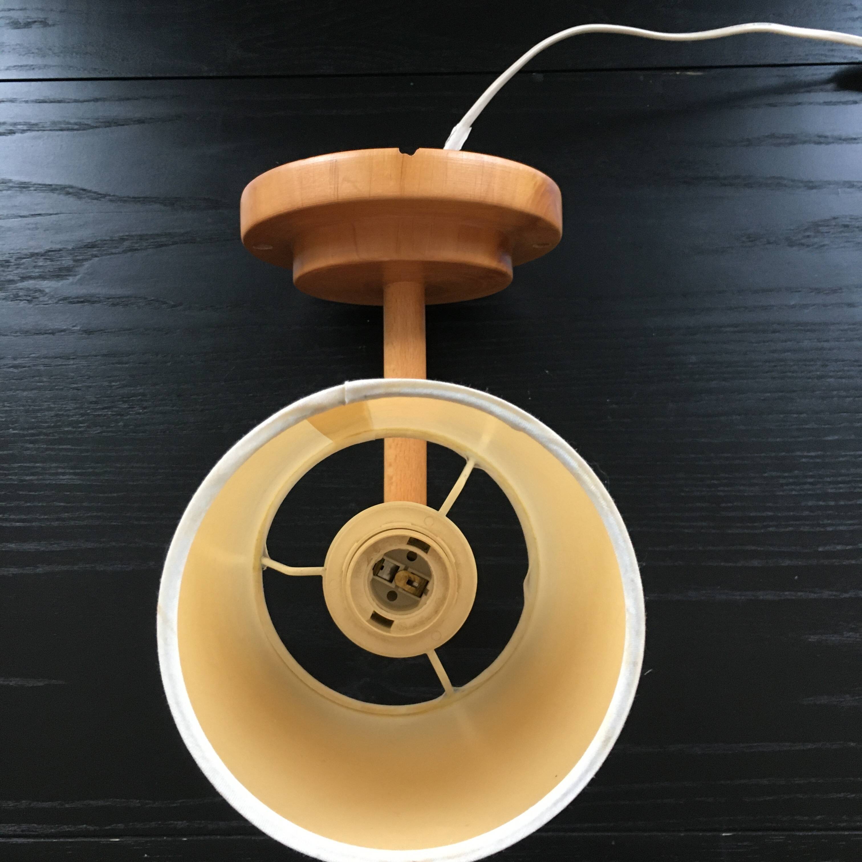 Scandinavian pine wall light