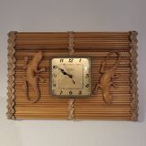 Kiple clock, made of bamboo and balls, 1960s