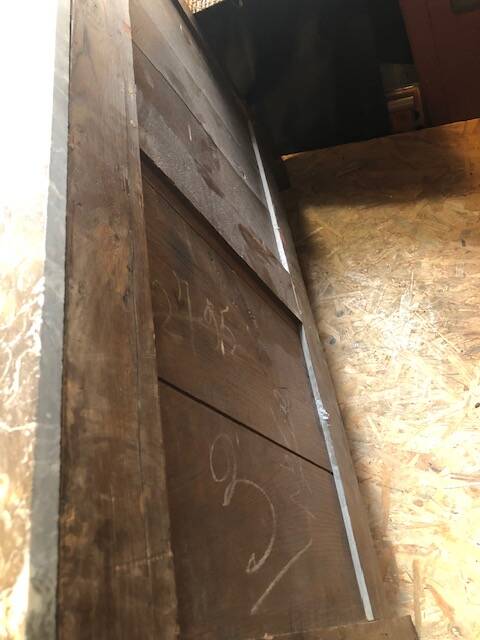 Commode with marble top