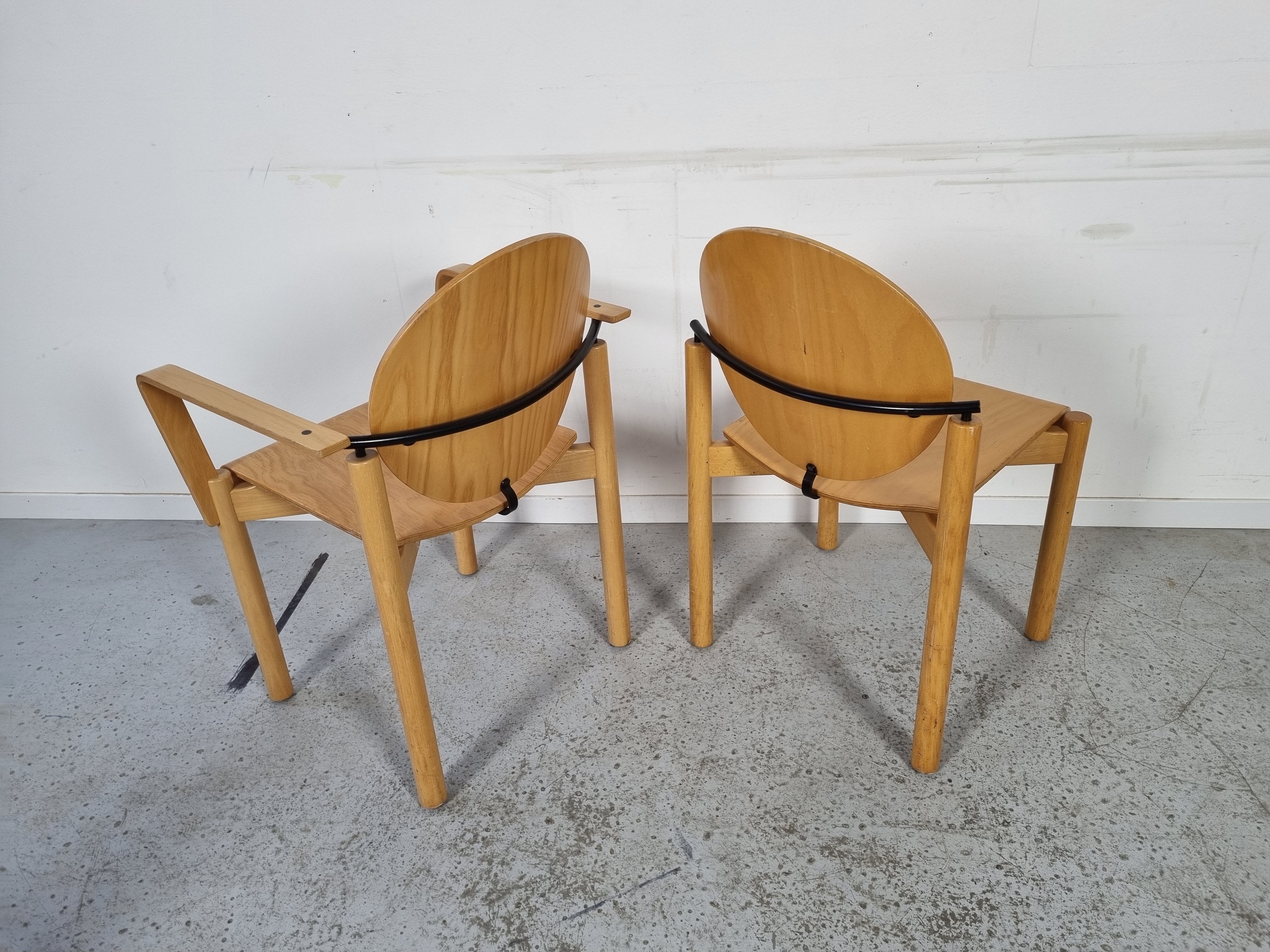 6 kusch&co chairs 80s