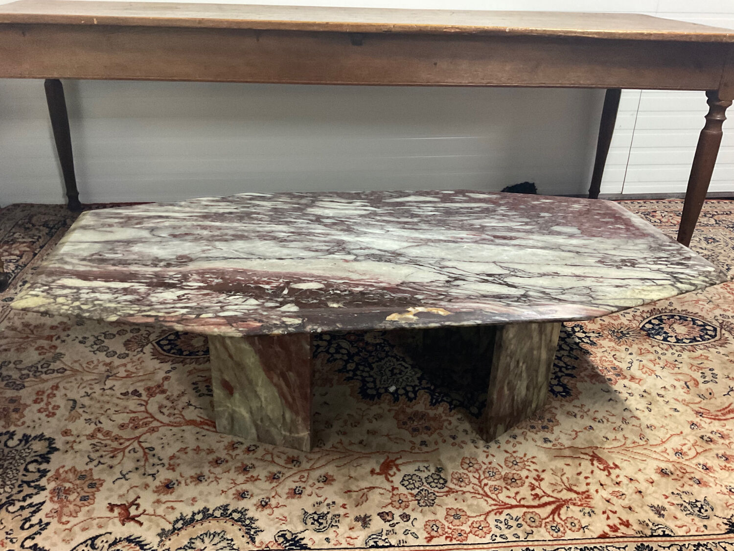 Vintage marble coffee table