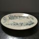Round dish old earthenware longwy cute birds iron earth ø 28.5 cm