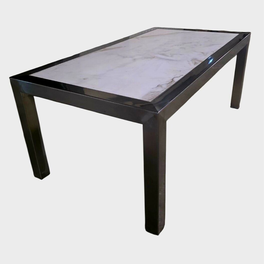 White marble coffee table – Circa 1970