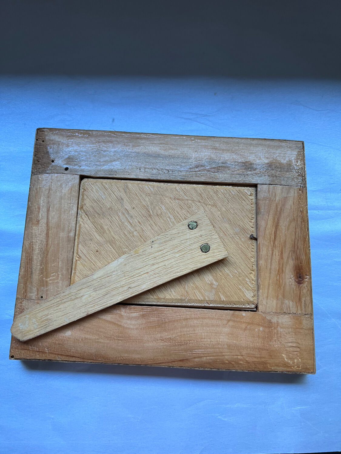 Marquetry photo frame