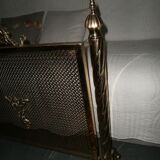 Fire shield fireplace screen