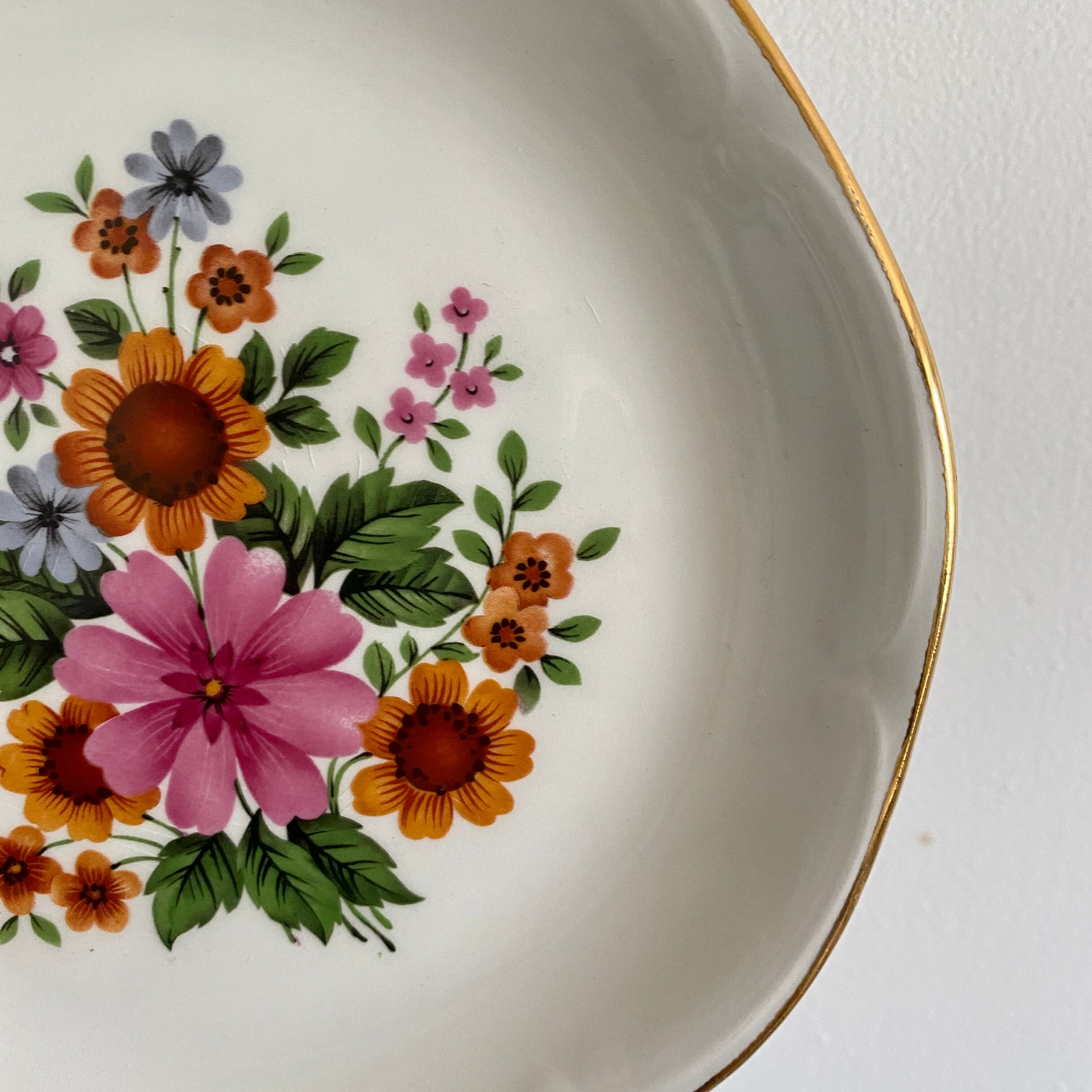 Set of 6 vintage plates from the gien manufacture