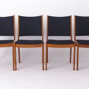 4 of 8 Johannes Andersen Dining Chairs | Danish Teak Mid-Century Design