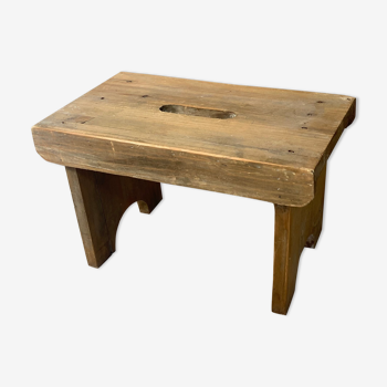 Rustic wooden bench