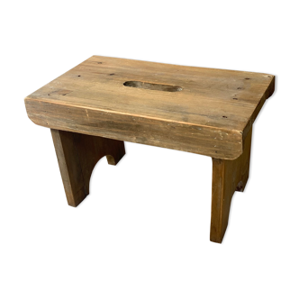 Rustic wooden bench
