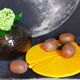 Three vintage water lily presentation dishes in slip