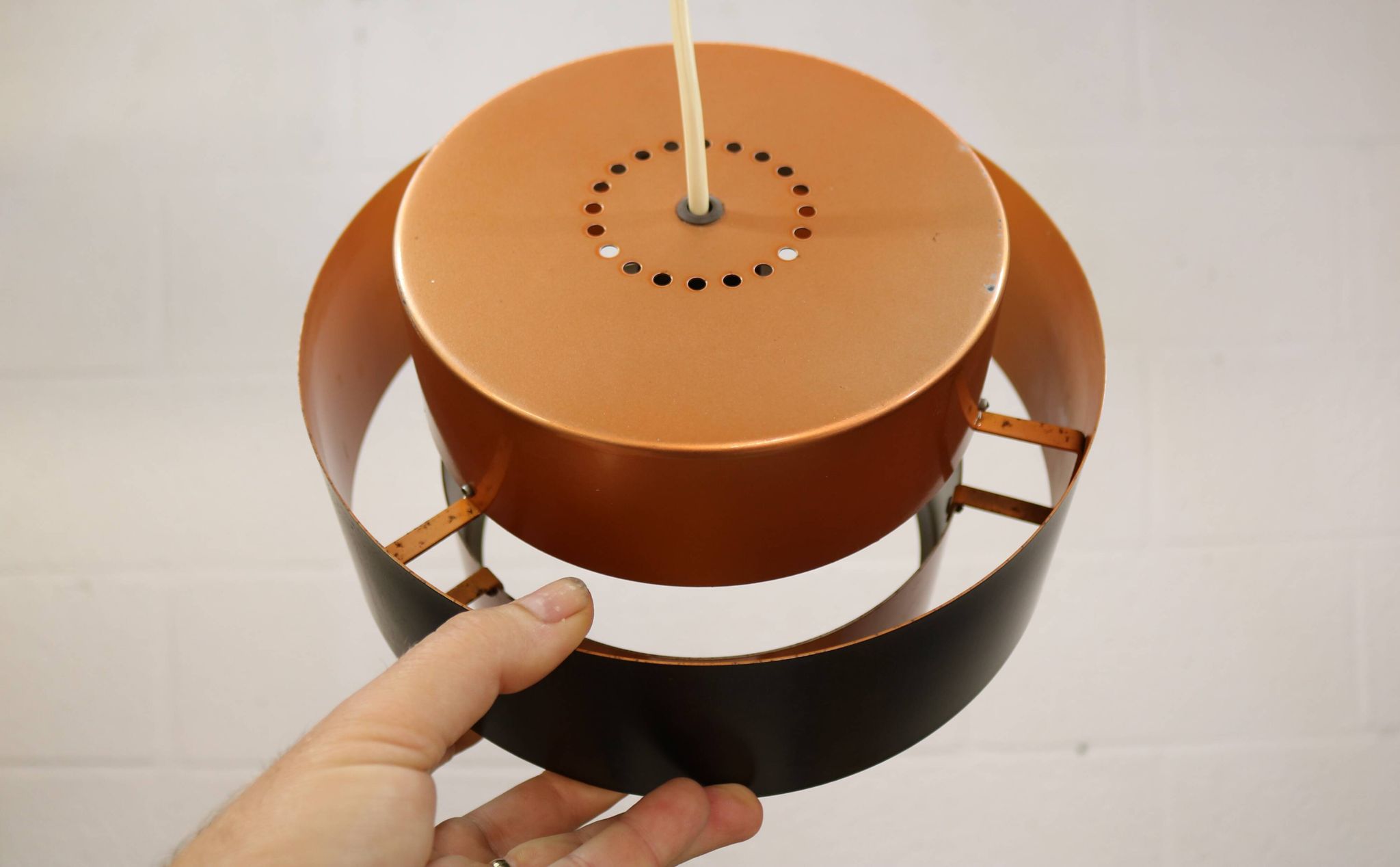 Iconic Jo Hammerborg Lamp | Fog & Morup | Model Juno - Denmark 60's