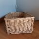 Rectangular wicker basket 48 cm by 31 cm