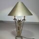 Brutalist lamp / metal shade