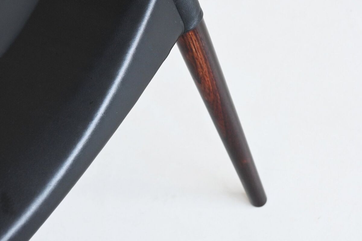 E. Larsen & A. Bender Madsen armchair in rosewood Willy Beck Denmark 1949