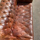 2 seater chesterfield leather sofa