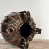 Glazed terracotta jar