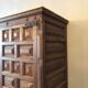 Ancient walnut cabinet