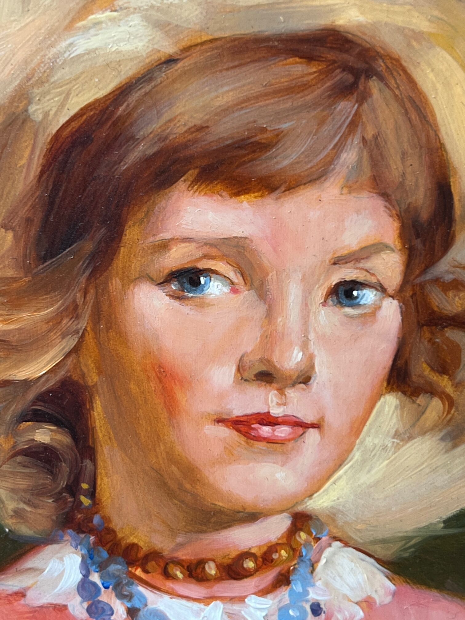 Portrait d'une jeune fille.