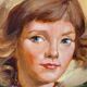 Portrait d'une jeune fille.