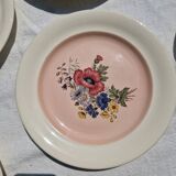 9 assiettes plates en porcelaine villeroy et boch modele 1584 25 cm