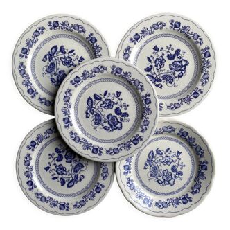Italian antique earthenware dessert plate