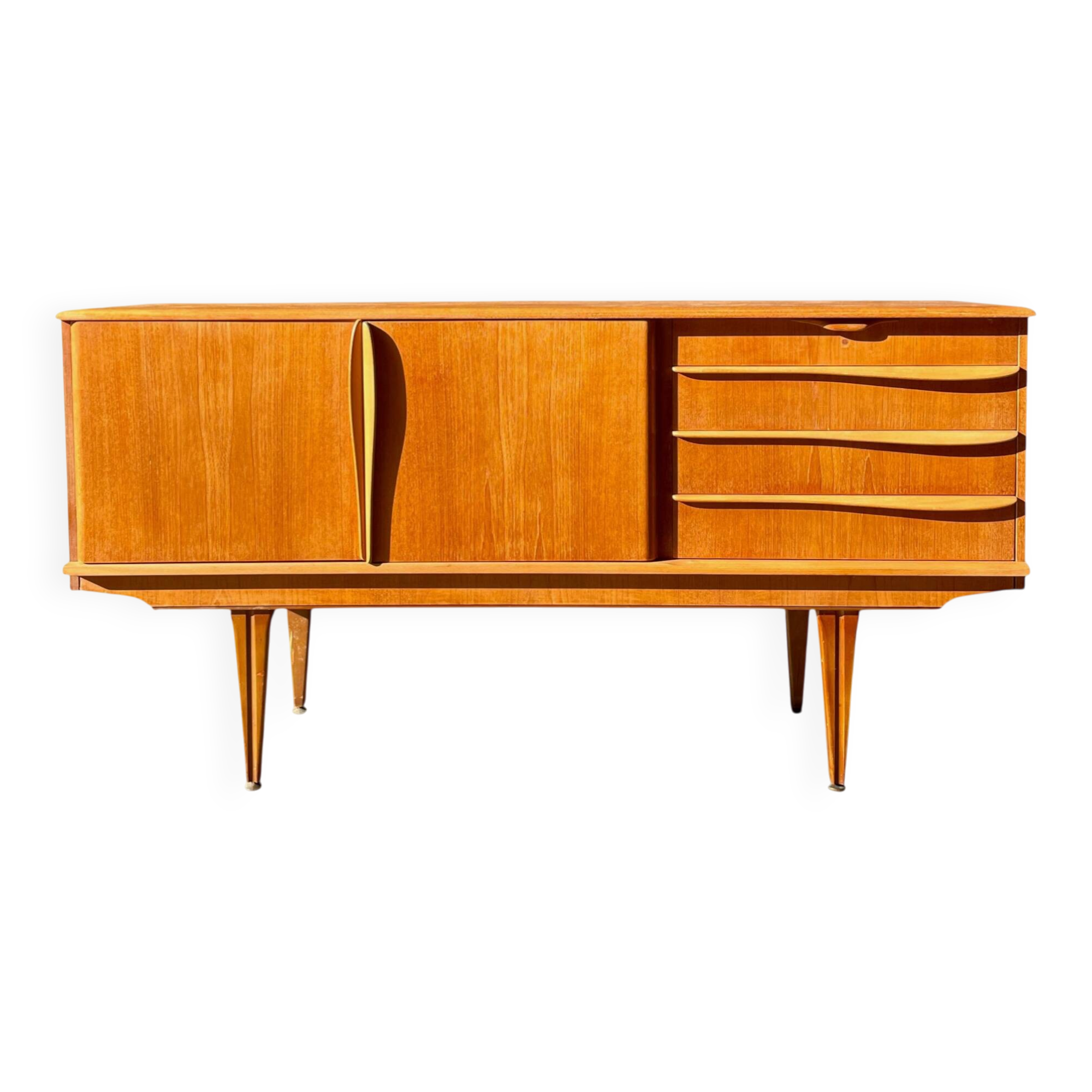 1960s teak Scandinavian enfilade style