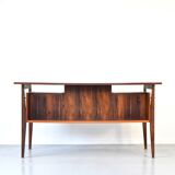 Midcentury Danish Executive Desk in Stunning Rosewood. Vintage / Modern