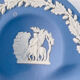 Small Wedgwood blue jasperware trinket dish – England