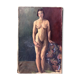 Female nude painting, oil on canvas