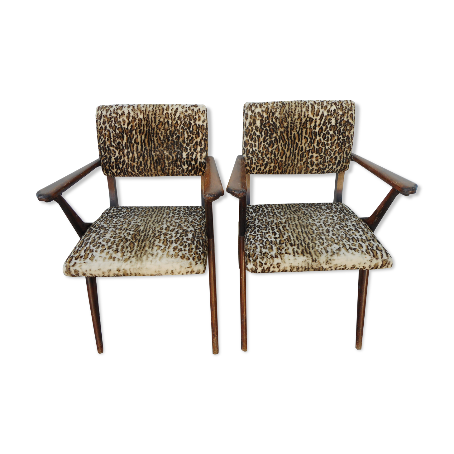 Pair of bridge chairs