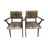 Pair of bridge chairs