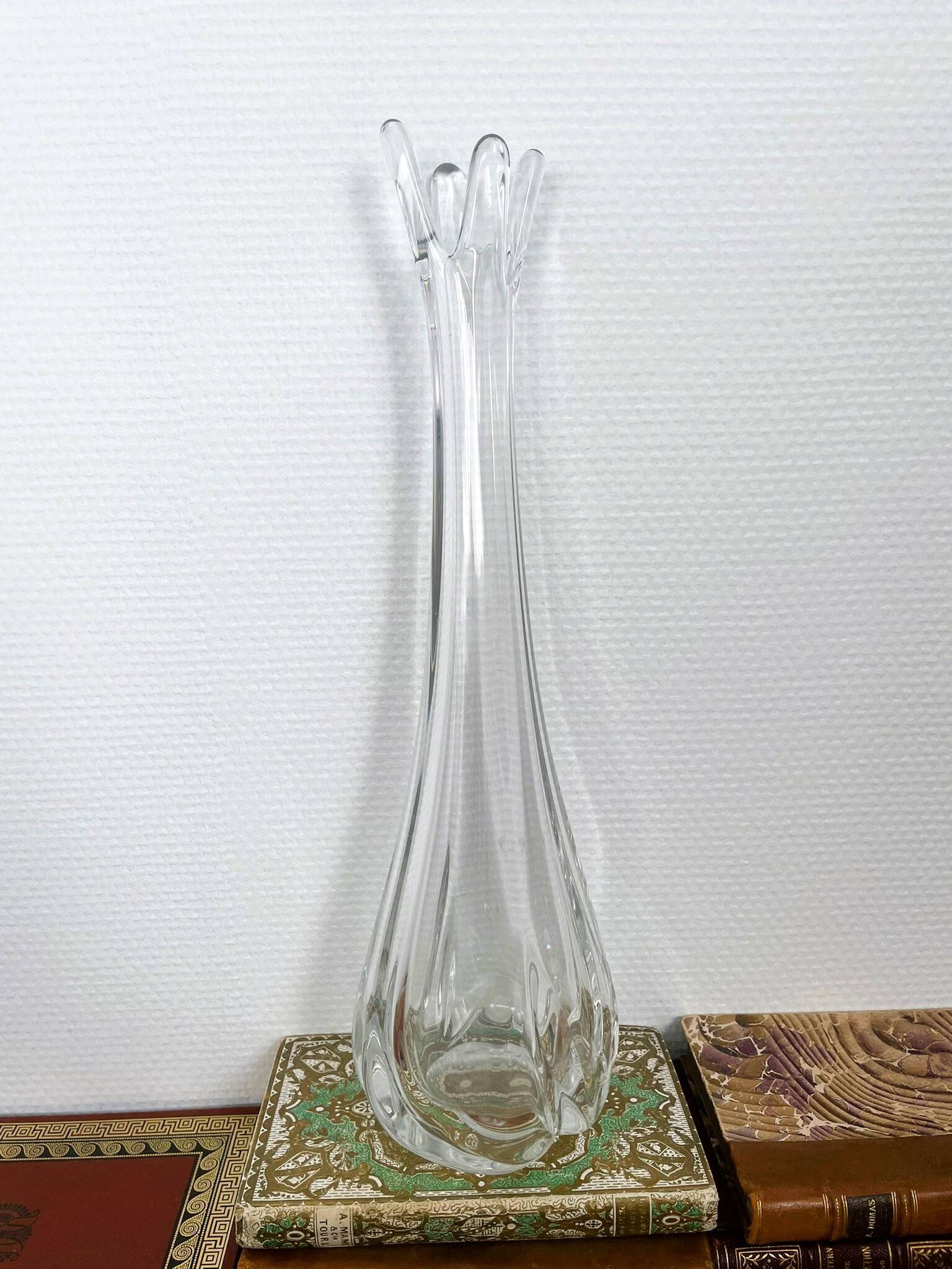 Vase / thick glass soliflore