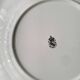 Pair of flat plates in Lunéville earthenware KG Model "Réverbère"