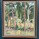 Huile su panneau suédoise – « Forêt » par Bertil Lundgren (1900–1979)