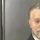 Portrait signed oil , date 19th ieme