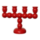 Four-arm Swedish bobbin candelabra