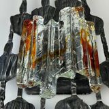 60s 70s Brutalist Wall Lamp Tom Ahlström & Hans Ehrlich Wall Sconce