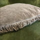 Vintage velvet cushion