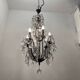 Antique Large Bronze Crystal Chandelier 1920/40’s