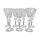 Set of 6 tulip glasses