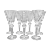 Set of 6 tulip glasses