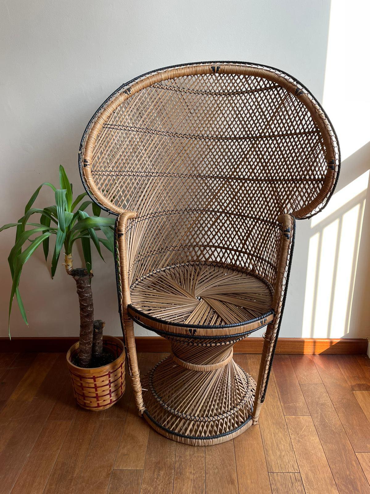 Armchair Emmanuelle wicker