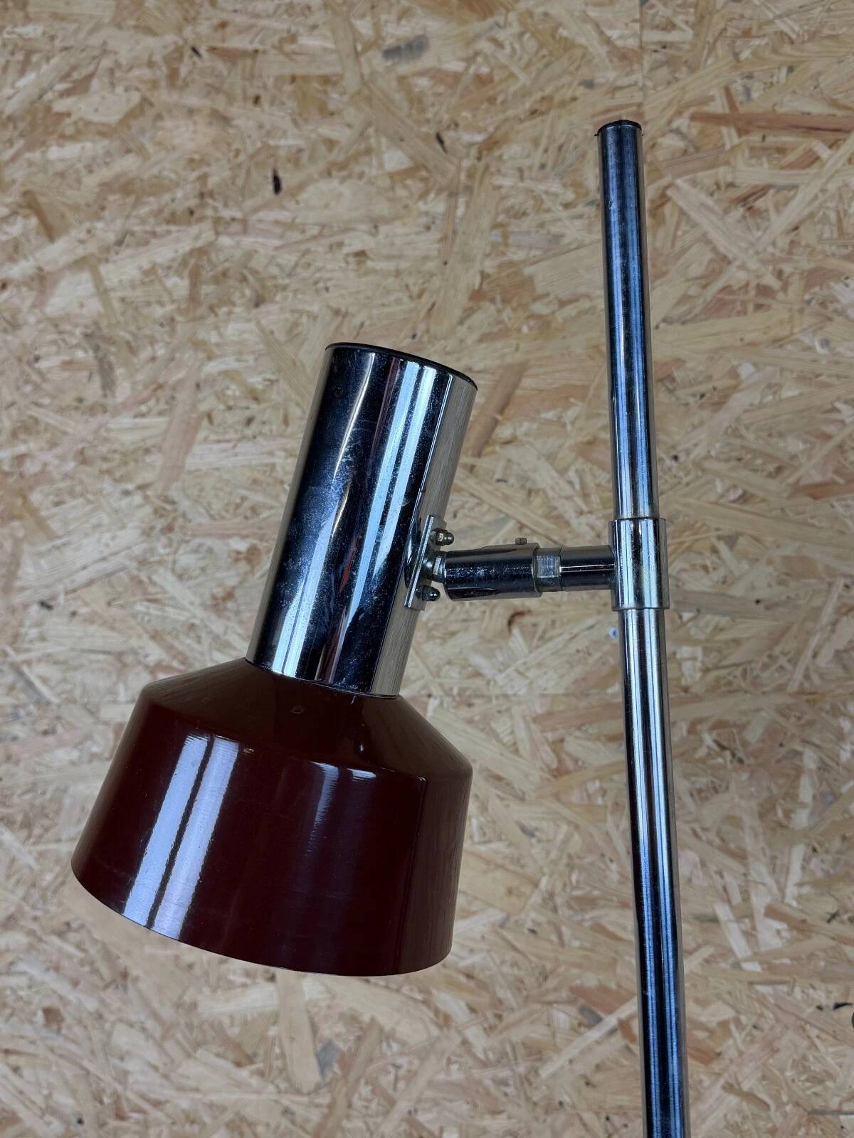 1960s 1970s Floor Lamp in Metal Space Age Design Mid Century