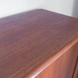 Arno wooden sideboard, Scandinavian teak wood sideboard, vintage storage unit